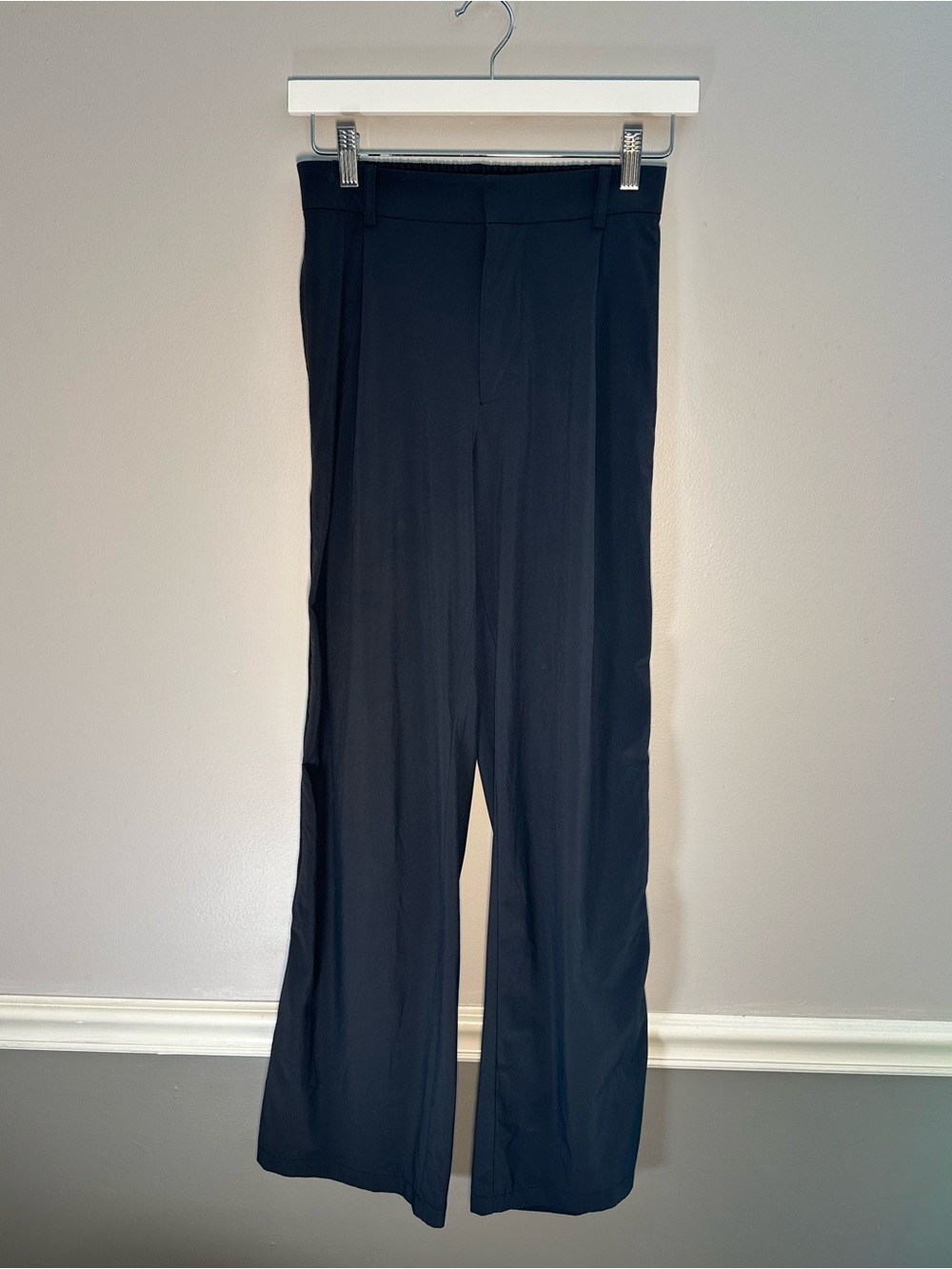 Vuori Villa Trousers Black Wide-Leg Pants Size XS